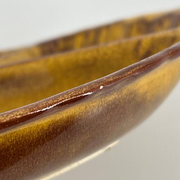 70s California USA pottery divided tray 1970s vintage - Picture 7 of 8